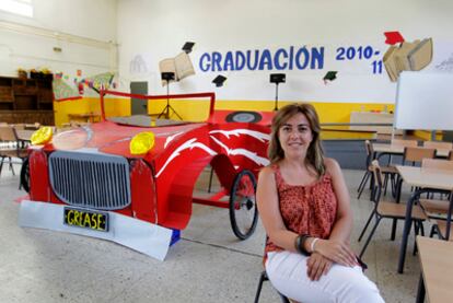 La directora del Méjico, almudeno Armijo, en el comedor del centro.