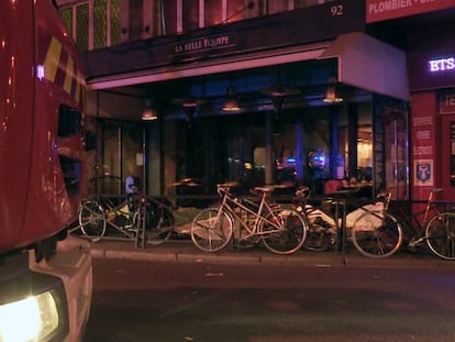 La Belle Équipe, uno de los locales donde se produjeron los ataques del 13 de noviembre de 2015 en París.