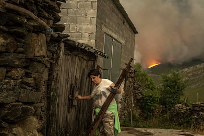 Incendio en Chandrexa de Queixa. 