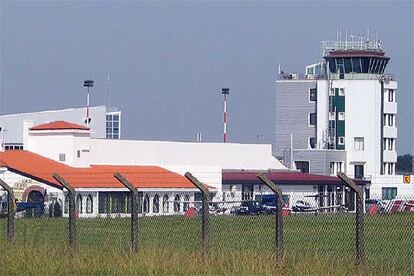 Instalaciones del aeropuerto de Biarritz.