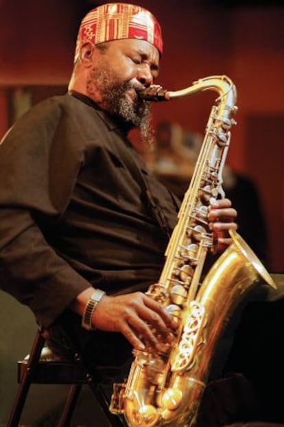 El saxofonista David S. Ware. 