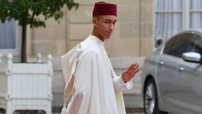 El príncipe de Marruecos Moulay El Hassan, en París el pasado septiembre.