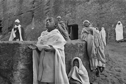 Fotografía de la exposición 'Lalibela, cerca del cielo'.