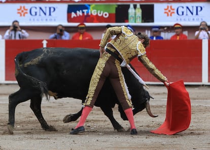 Octavio Díaz 'El Payo' en la Plaza de Toros de Aguascalientes durante la Feria de San Marcos, en una fotografía de archivo.