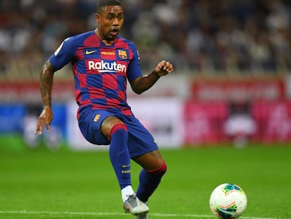 Malcom, en el amistoso ante el Chelsea. 