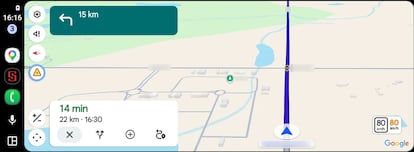 Velocímetro en Google Maps para Android Auto