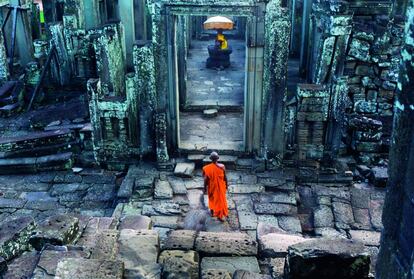 El templo de Bayón, en Angkor (Camboya), una de las imágenes del libro de Tino Soriano 'El secreto de la fotografía de viajes'.