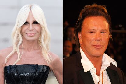 Donatella Versace y Mickey Rourke ejemplifican los descuidos que se dieron en la medicina estética durante los 90.