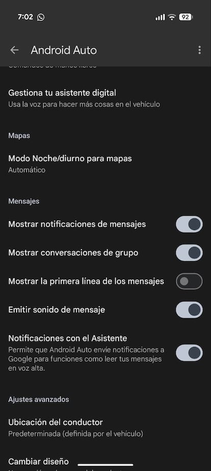 Mapas en Android Auto