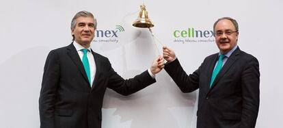 Francisco Reynés y Tobías Martínez, presidente y consejero delegado de Cellnex