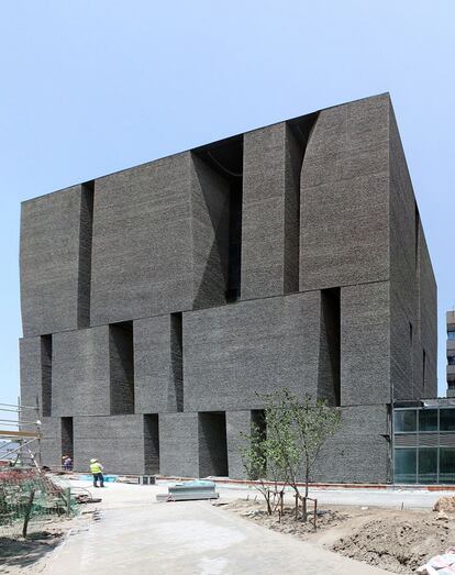 Campus de Novartis, Xangai, em construção. O Campus para a empresa suíça que está sendo terminado em Xangai é o mais recente exemplo deste tipo de edifício emblemático, eficiente em energia.