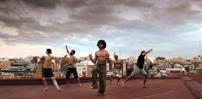 Un fotograma de la película Terrados