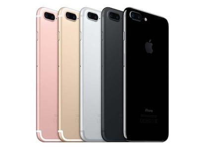 Imagen de la parte trasera de los iPhone 7