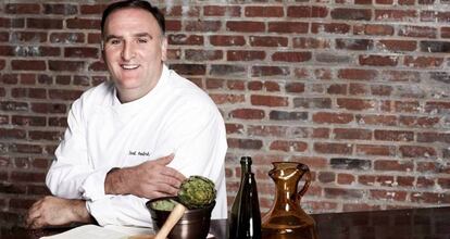 El chef español José Andrés, que acaba de entrar, por segunda vez, en la lista TIME de las 100 personas más influyentes.