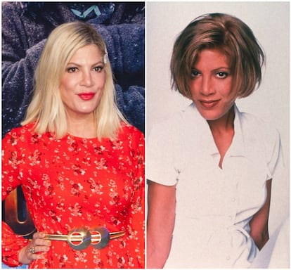 La actriz Tori Spelling.