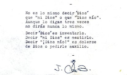 Uno de los poemas inéditos de Bergamín.