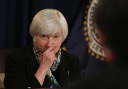 Janet Yellen, presidenta de la Reserva Federal.