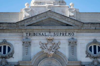 El edificio del Tribunal Supremo