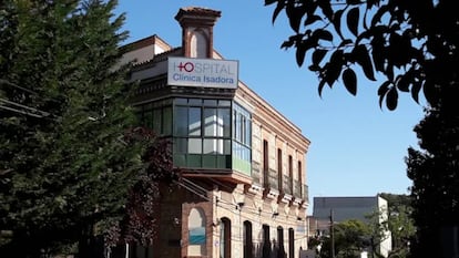 Fachada del Hospital Clínica Isadora en Madrid.