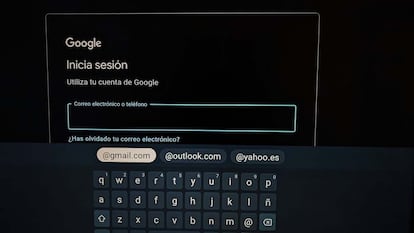 Utilizar cuenta en el reproductor Google TV Streamer