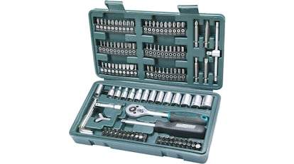 Se trata de un kit de herramientas en el que se incluyen múltiples llaves y destornilladores.