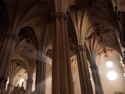 Interiores de la Catedral de Zaragoza.