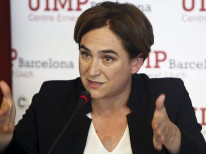 La alcaldesa de Barcelona, Ada Colau. EFE/Archivo