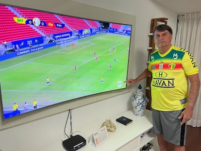 Foto postada na última vez que Bolsonaro tuítou sobre a Copa América, no dia 13 de junho.