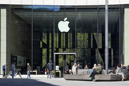 Tienda Apple en Düsseldorf (Alemania), el 7 de abril.