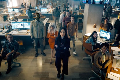 Rachel Brosnahan, como Lois Lane en 'Superman'.