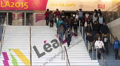 Entrada de la feria LéaLA en la edición de 2015.