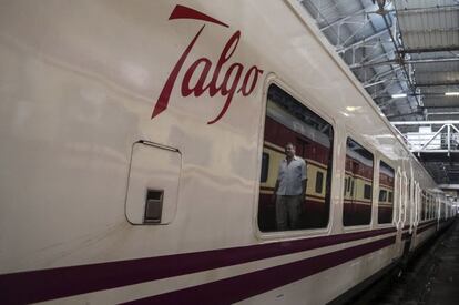 Uno de los trenes del fabricante Talgo.