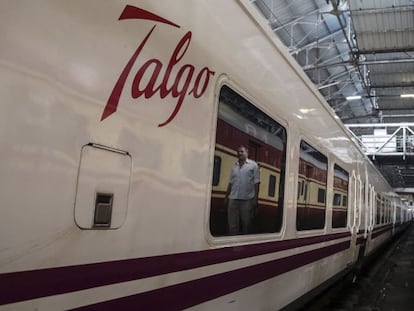 Uno de los trenes del fabricante Talgo.