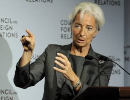 La directora gerente del Fondo Monetario Internacional (FMI), Christine Lagarde. EFE/Archivo