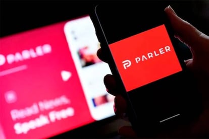 Parler, la red social vetada por Google, Apple y Amazon.