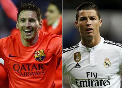 Messi y Cristiano.