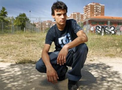 El actor madrileño Críspulo Cabezas, en su barrio de Aluche.