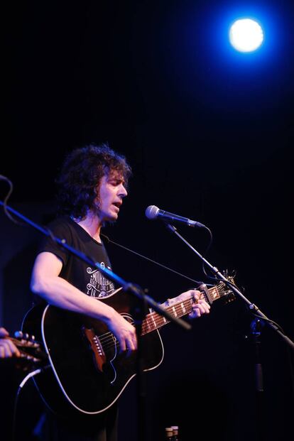 Ruben Pozo en un concierto de los matinales de El País, en la sala Galileo.