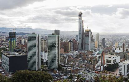 Vista panor&aacute;mica de Bogot&aacute;.