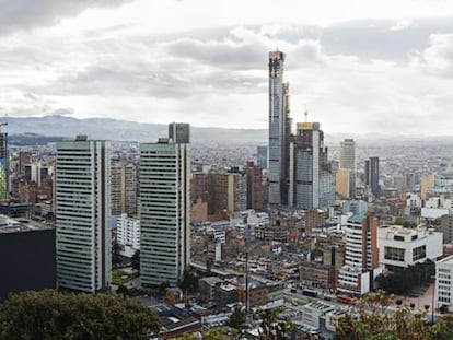 Vista panor&aacute;mica de Bogot&aacute;.