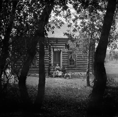 La familia Nichols en Willow Glen, 1906.