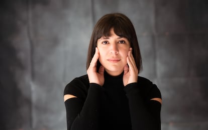 La escritora Aixa de la Cruz, en Turín en octubre de 2021.