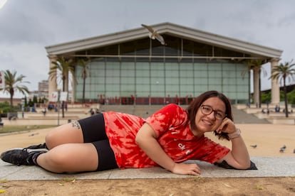 Andrea Álvarez, actriz protagonista de la obra 'Mare de sucre', que se ha podido ver en el TNC.