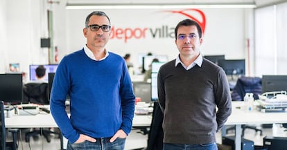 Xavier Pladellorens y Ángel Corcuera, fundadores de Deporvillage. 