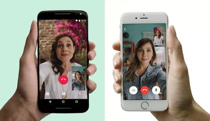 Videollamadas de WhatsApp.