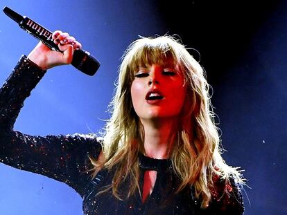 Taylor Swift, en un concierto en Los Ángeles.