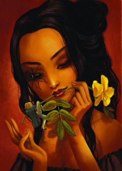 Ilustración de Benjamin Lacombe para la novela 'Carmen'.