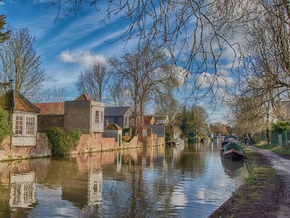 El río lea en Hertfordshire.