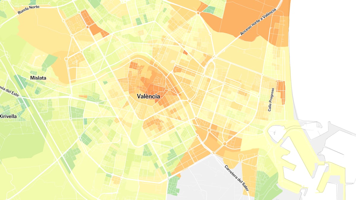 El mapa del alquiler calle a calle: así han subido los precios en cinco años