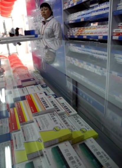 Una farmacia en Shenyang, al norte de China.